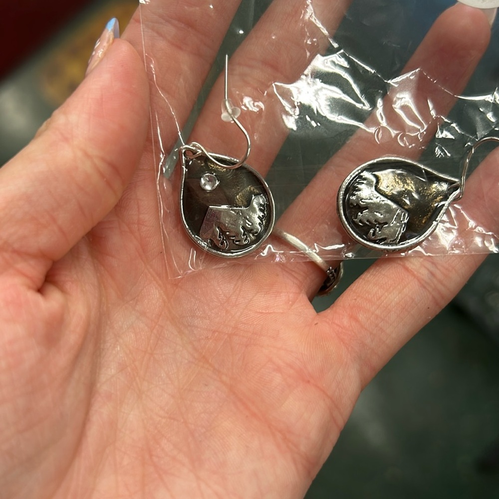 Mountain earrings